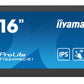 iiyama T1624MSC-B1, Pannello piatto interattivo, 39,6 cm (15.6"), LCD, 1920 x 1080 Pixel, 24/7