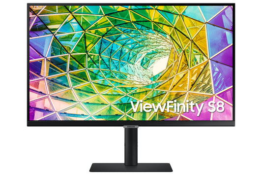 Samsung ViewFinity Monitor HRM S8 da 27'' UHD Flat, 68,6 cm (27"), 3840 x 2160 Pixel, 4K Ultra HD, LED, 5 ms, Nero