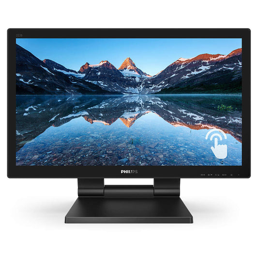 Philips Monitor LCD con SmoothTouch 222B9T/00, 54,6 cm (21.5"), 1920 x 1080 Pixel, Full HD, TN+Film, 1 ms, Nero