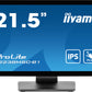 iiyama ProLite T2238MSC-B1, 54,6 cm (21.5"), 1920 x 1080 Pixel, Full HD, LED, 5 ms, Nero