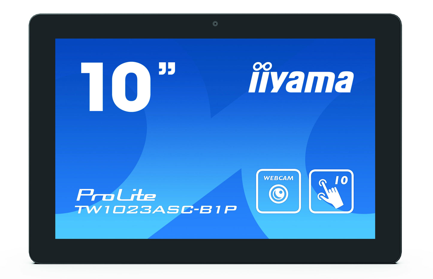 iiyama TW1023ASC-B1P, 25,6 cm (10.1"), 1280 x 800 Pixel, LED, 0,1692 x 0,1692 mm, 60 Hz, 25 ms