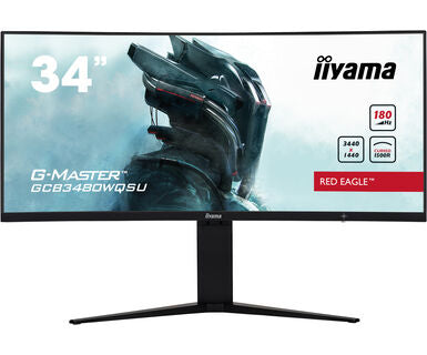 iiyama G-MASTER GCB3480WQSU-B1, 86,4 cm (34"), 3440 x 1440 Pixel, UltraWide Quad HD, LCD, 0,4 ms, Nero