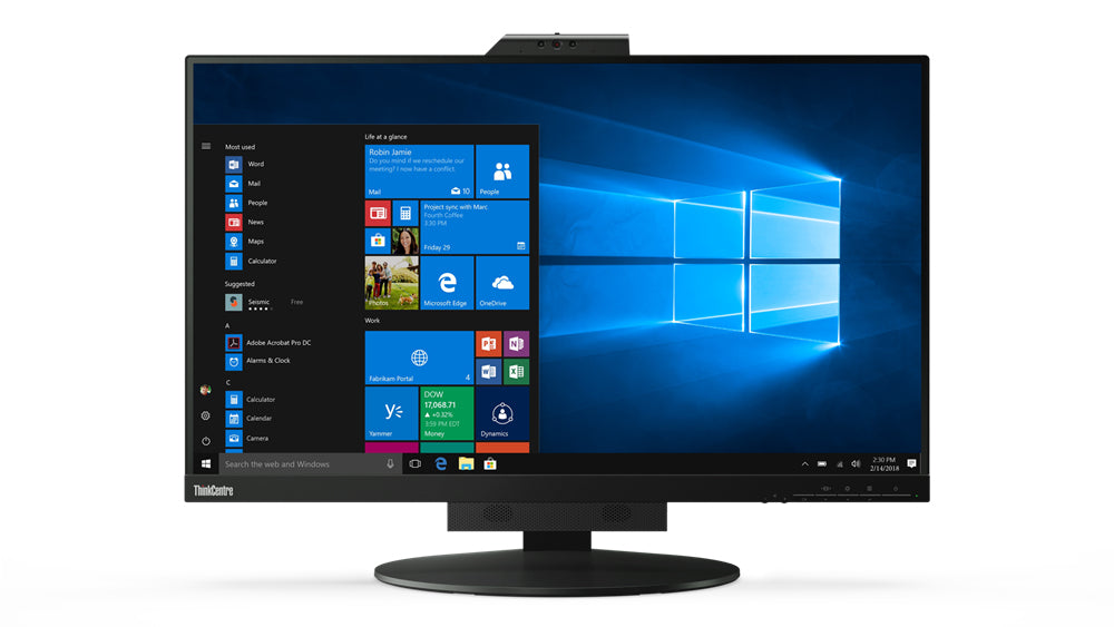 Lenovo ThinkCentre Tiny-In-One 27, 68,6 cm (27"), 2560 x 1440 Pixel, Quad HD, LED, 14 ms, Nero