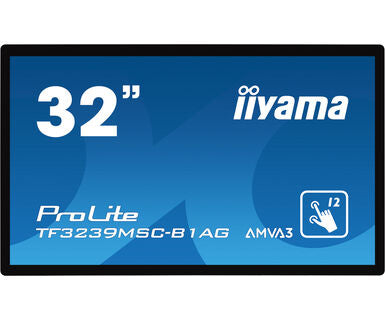 iiyama ProLite TF3239MSC-B1AG, 80 cm (31.5"), 1920 x 1080 Pixel, Full HD, LED, 8 ms, Nero