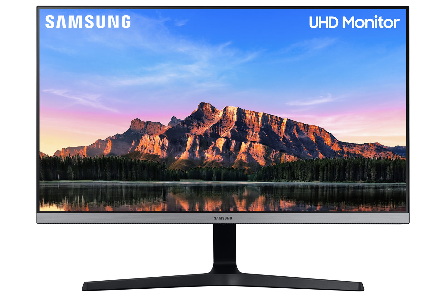 Samsung Monitor HRM Serie UR55 da 28'' UHD Flat, 71,1 cm (28"), 3840 x 2160 Pixel, 4K Ultra HD, LED, 4 ms, Grigio