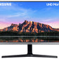 Samsung Monitor HRM Serie UR55 da 28'' UHD Flat, 71,1 cm (28"), 3840 x 2160 Pixel, 4K Ultra HD, LED, 4 ms, Grigio