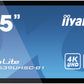 iiyama ProLite TF5539UHSC-B1AG, 139,7 cm (55"), 3840 x 2160 Pixel, 4K Ultra HD, LED, 8 ms, Nero