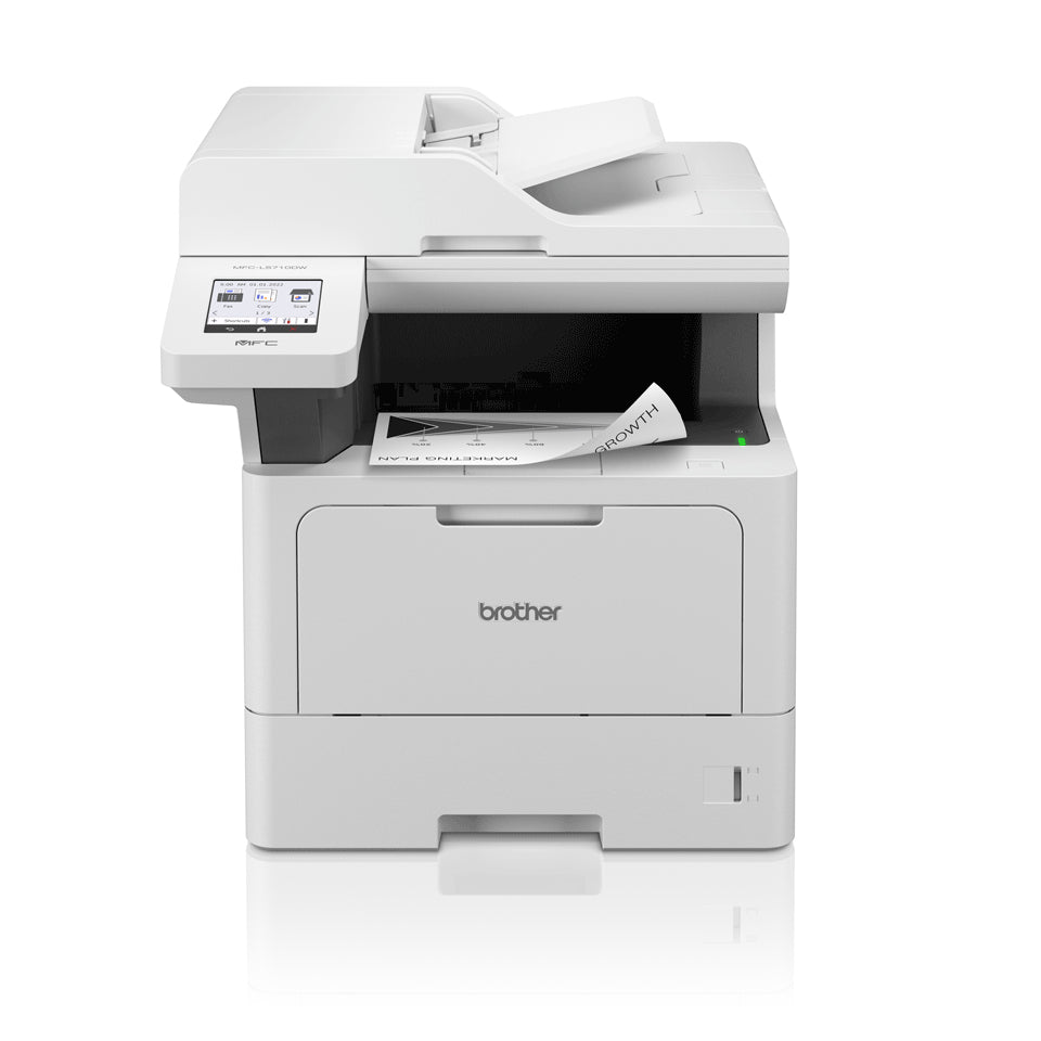 Brother MFC-L5710DW, Laser, Mono stampa, 1200 x 1200 DPI, Mono copia, A4, Nero, Bianco