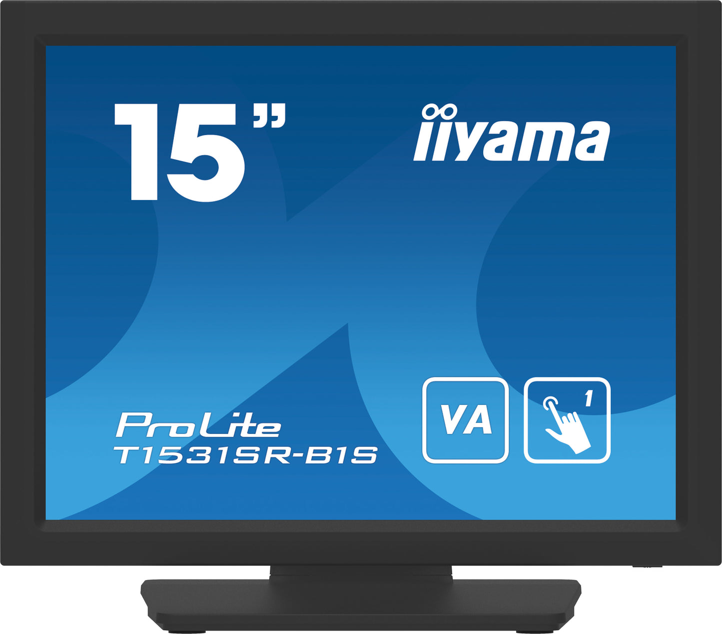 iiyama T1531SR-B1S, 38,1 cm (15"), 1024 x 768 Pixel, XGA, 0,297 x 0,297 mm, 2500:1, 18 ms