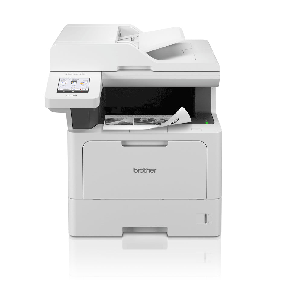 Brother DCP-L5510DW, Laser, Mono stampa, 1200 x 1200 DPI, A4, Stampa diretta, Bianco