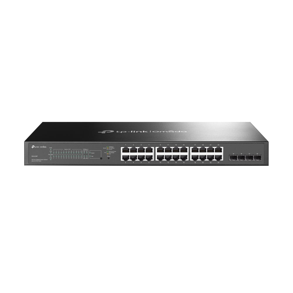 TP-Link TL-SG2428P, Gestito, L2/L2+, Gigabit Ethernet (10/100/1000), Supporto Power over Ethernet (PoE), Montaggio rack, 1U